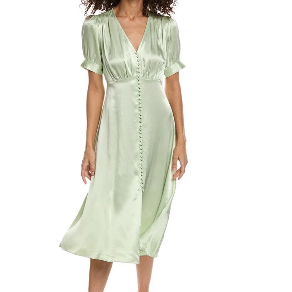 THE KOOPLES SATIN MIDI DRESS